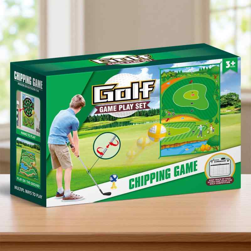 Other - おもちゃ ゴルフセット 男の子 子供用 屋外 運動 トレーニング スティッキーボール 投げ 飛鷹 3合1 ゲーム 球技 プラスチック製 多機能 遊び道具 室内外 遊び