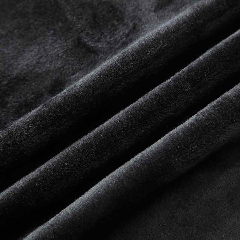 ゴルフ ジャケット メンズ 長袖 トップス 秋冬 保暖 運動服 黒 綿混紡 ポリエステ...