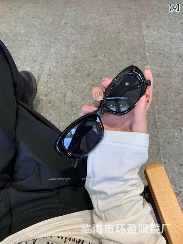 Other - サングラス メンズ レディース 復古 楕円フレーム ファッション 防晒 UV400 黒 灰色 白 個性 潮 近視対応 異形 形状 パターン 外出 旅行 運転 運転用 屋外 スポーツ スタイル 派対 PC素材