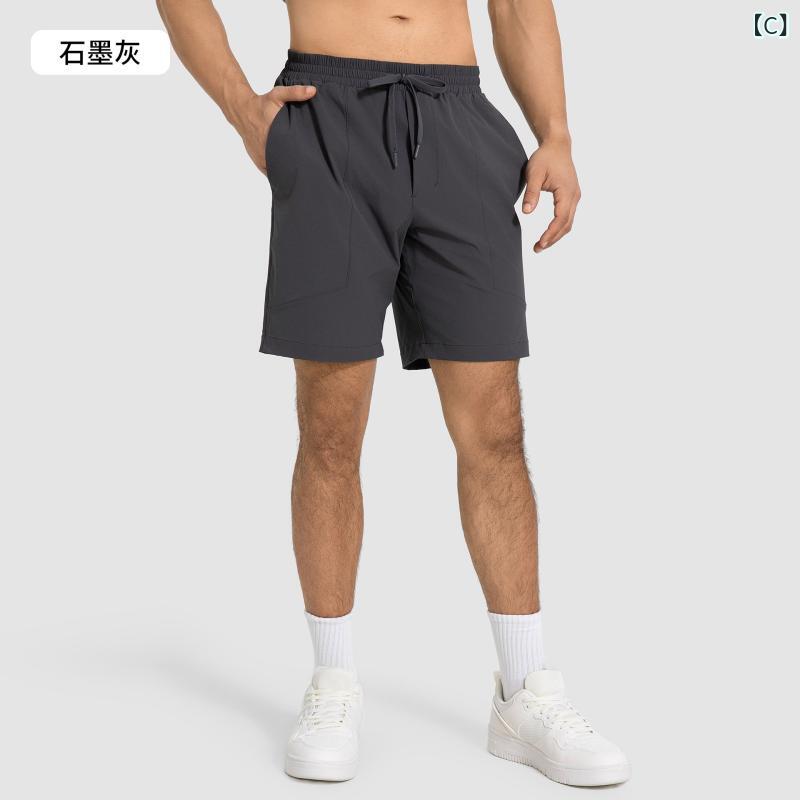 メンズ ショートパンツ 夏季 直筒 休闲 運動 男款 宽松 百搭 吸湿 透气 跑步 健身 ...