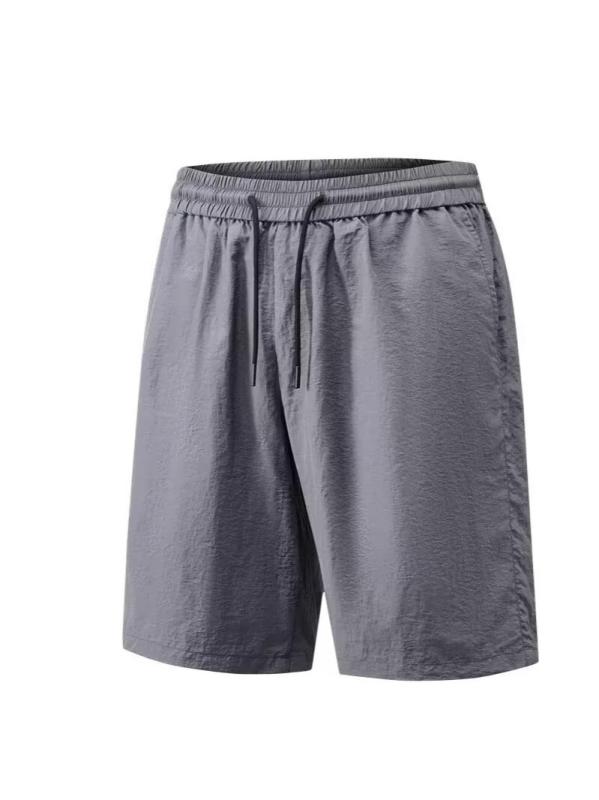 メンズ ショーツ 夏用 接触冷感 運動 ハーフパンツ 直筒 伸縮性 ポリエステル ピンク 天藍 杏 紫 グレー ブラック 涼しい 軽量 カジュアル アクティブ 日常使い