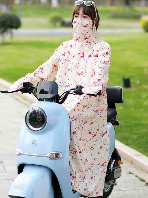 レディース 防晒 長袖 外套 春夏 ロング丈 ワイドシルエット 通勤 普段使い アウトドア 旅行 バイク 顔 手 防風 ポリエステル 米色 ピンク 黒 軽量 涼しい