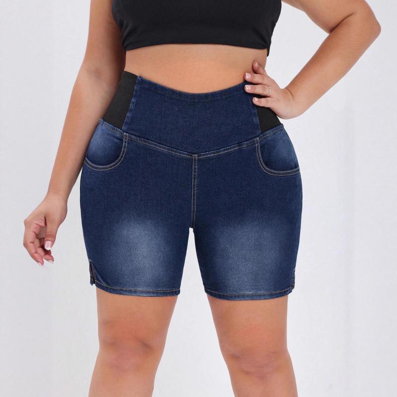 レディース デニムパンツ ストレートパンツ 中腰 破れ ストレッチ 綿 ポリエステル ブルー ライトブルー OL 通勤 水洗い 加工 磨き 白 気質 通勤 スタイル 25-29歳 18-24歳 30-34歳 35-39歳 40-49歳 夏 シーズン プラ