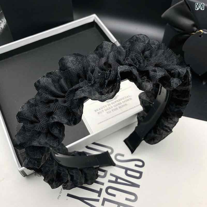 ・カテゴリ: 頭飾・スタイル: 軽奢風・スタイル分類: ファッション通勤・対象: 女性用・カラー展開: ブラック・素材: 布料・加工: 手作り
