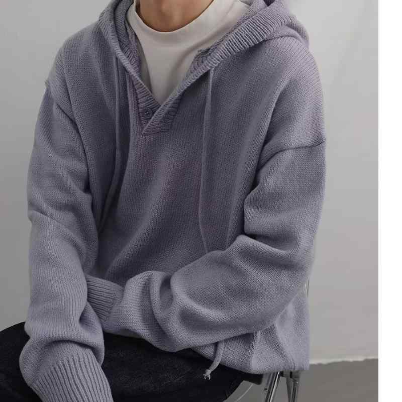 Other - ニットセーター メンズ 秋冬 長袖 Vネック プルオーバー ゆったりシルエット コットン ポリエステル 混紡 通気性 切り替えデザイン 学院風 カジュアル 青少年向け 外套 トップス セーター スウェット ニットウェア ラウンジウェア 休日スタイル 暖か