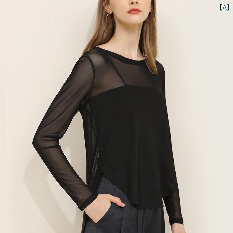 Tシャツ レディース 秋冬 長袖 トッ�