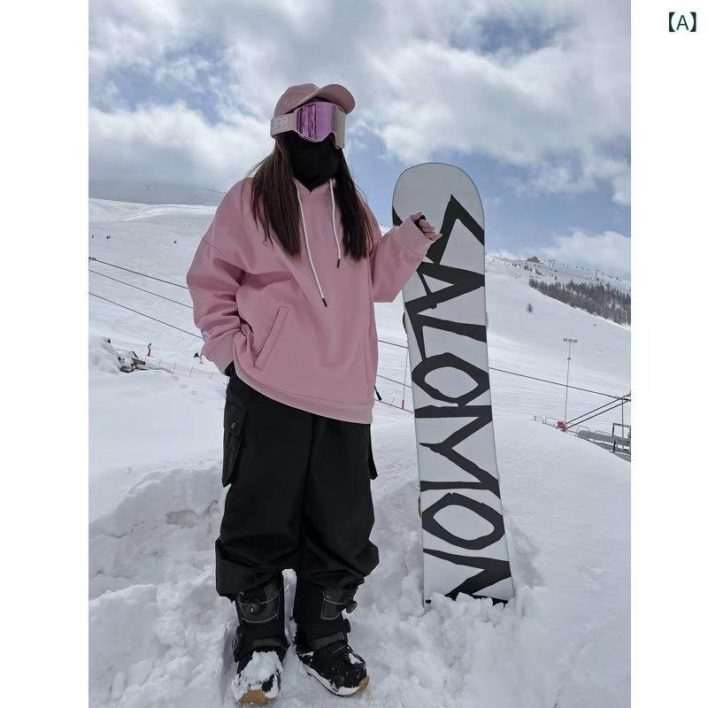 アメリカの ゆったりと した 防水 防風 スノーボード パンツ 2024 春と 秋の 男女 ファッション