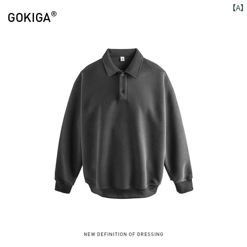 Other - グレーの パーカーの 男性の 秋の ファッション ブランドの insは ゆったりと して います。