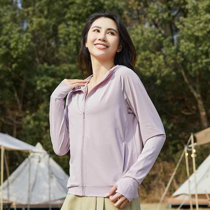 防晒服 メンズ レディース 連帽 長袖 UVカット 軽薄 通気性 涤纶 素材 夏用 登山 徒歩 キャンプ 釣り サイクリング 旅行 郊遊 浅灰 深灰 琉璃藍 白 ミントピンク クリームイエロー 豆沙緑 ミルクティーブラウン グレー ブルー ピンク イエロ
