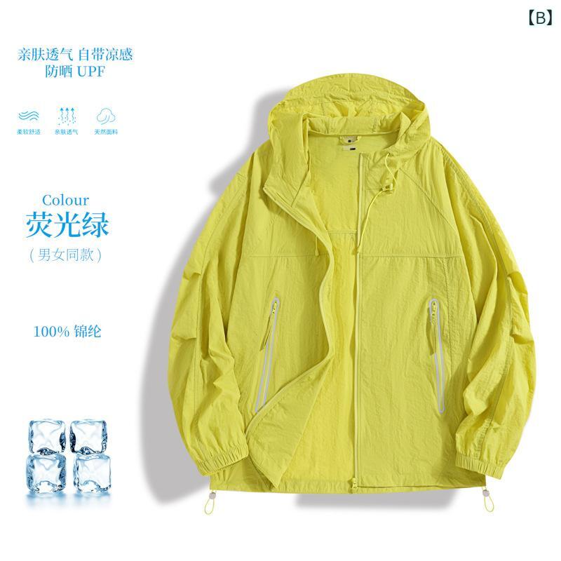 防晒服 メンズ レディース 夏 連帽 軽薄 透気 速乾 防水 UPF50+ 超軽量 耐摩耗 防...