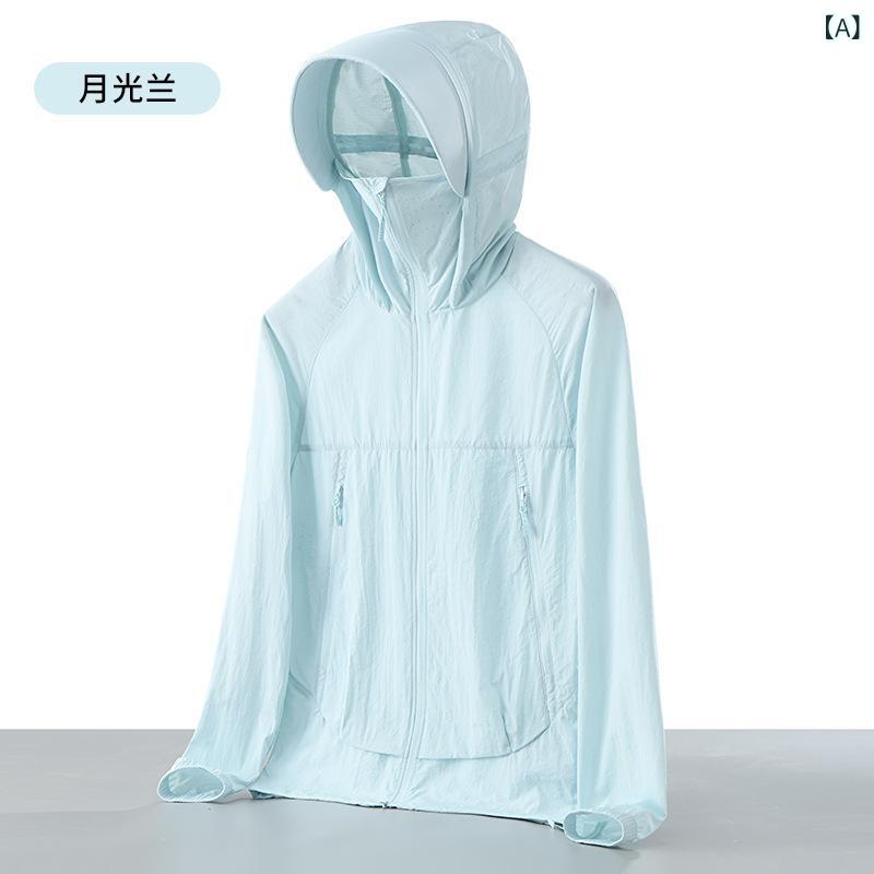 防晒服 メンズ レディース 連帽 超軽量 薄手 速干 透気 防水 防紫外線 UPF50+ 防風...