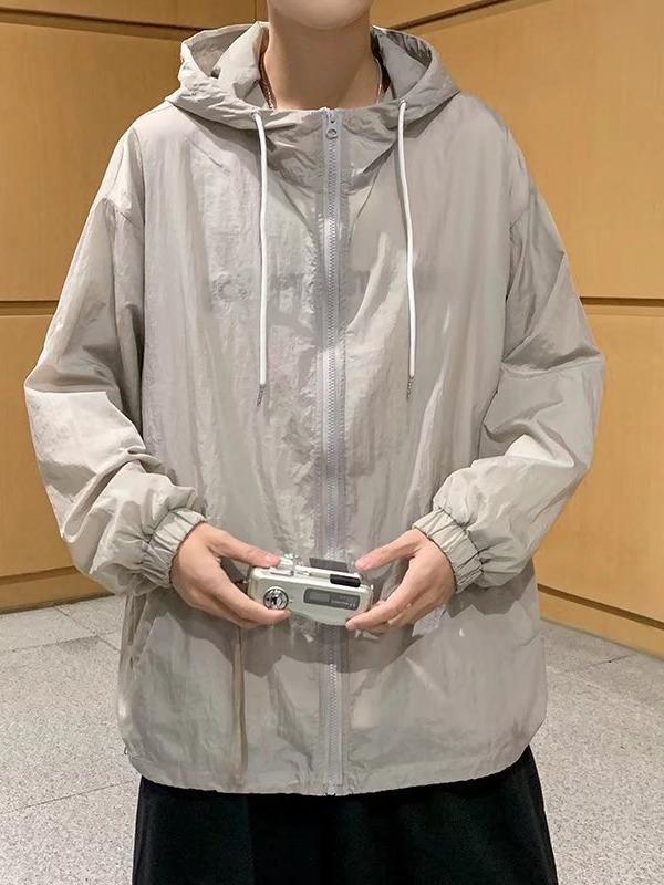 乐天商城 - 防風ジャケット メンズ 春秋 軽量 通気性 カジュアル メンズ 春秋 街頭 ファッション