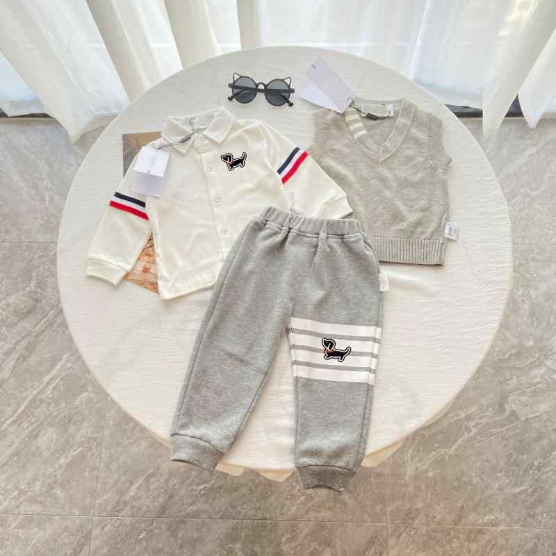 樂天商城 - ベビー服 3点セット 長袖Tシャツ+トレーナー+パンツ 男の子