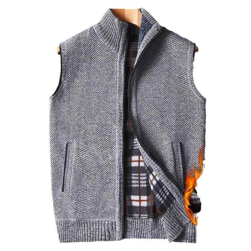 ニットベスト メンズ シニア向け 秋冬 厚手 暖かい 防寒 紳士服 男性用 チョッキ トップス ベスト ジレ カジュアル ビジネス おしゃれ ファッション 50代 60代 remake-buddy-10541370 リメイクバディー パッケージ画像