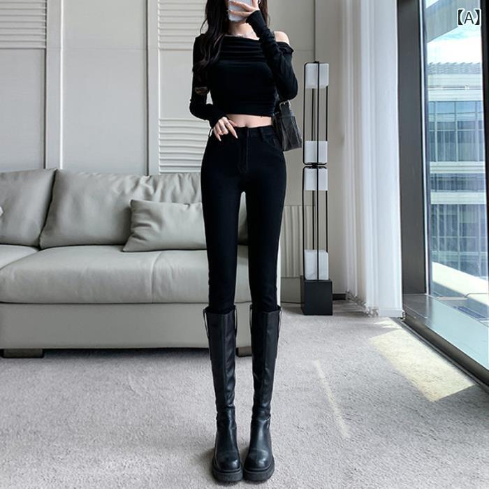 パンツ デニムパンツ ハイウエスト テーパード...の紹介画像2