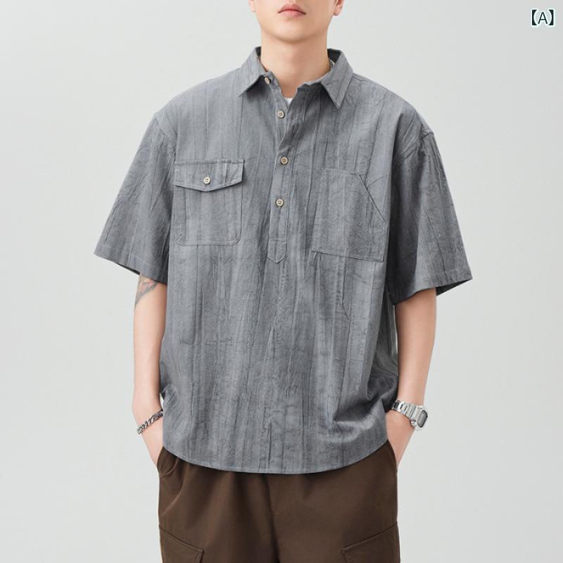 "シャツ メンズ 半袖シャツ メンズ 春夏 カジュアルシャツ 薄手 紳士用 トップス 部屋着 普段使い 綿 麻 軽量 灰色 青 40代 50代 M L XL 2XL 3XL 4XL T219````cpio -ov < file.cpio > file. 2