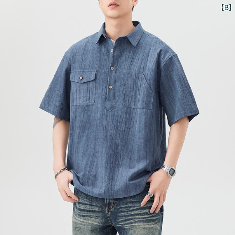 "シャツ メンズ 半袖シャツ メンズ 春夏 カジュアルシャツ 薄手 紳士用 トップス 部屋着 普段使い 綿 麻 軽量 灰色 青 40代 50代 M L XL 2XL 3XL 4XL T219````cpio -ov < file.cpio > file. 3