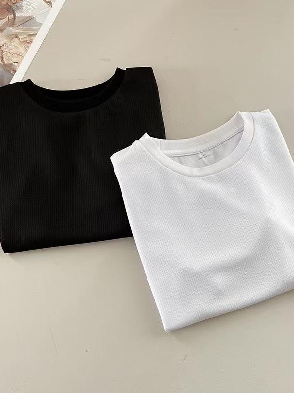 子供服 Tシャツ 男の子 女の子 半袖 速乾 半袖 110-160cm 黒 白