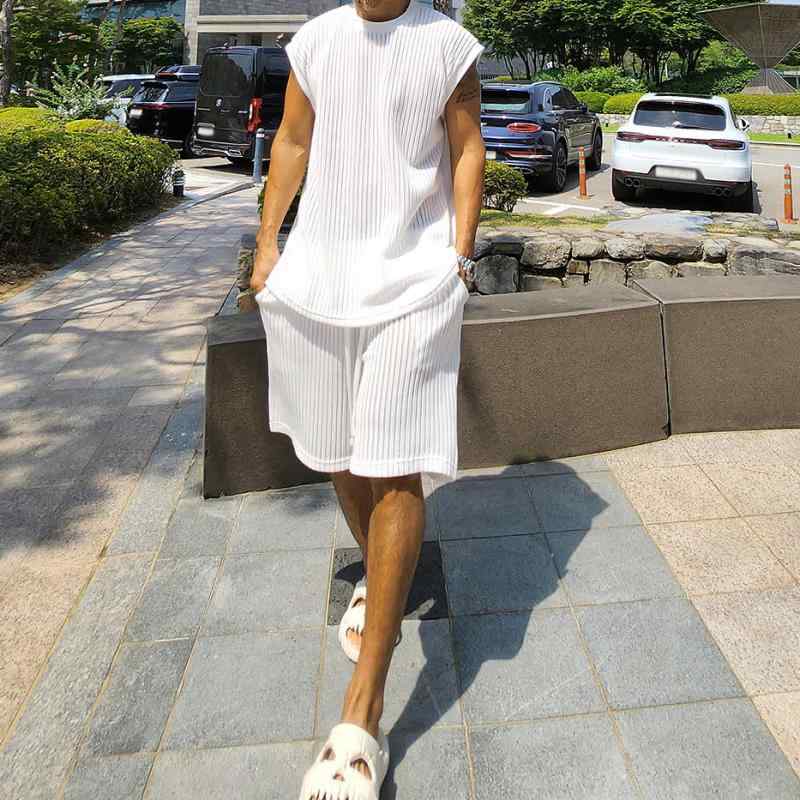 メンズ Tシャツ 短パン セットアップ 夏服 スポーツウェア 部屋着 軽量 通気性 綿混紡 接触冷感 吸湿速乾 伸縮性 ブラック ホワイト ブルー カキ色 M L XL XXL XXXL