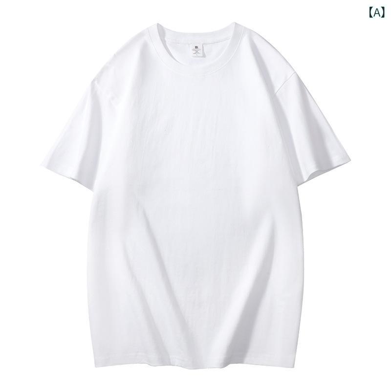 Tシャツ メンズ Tシャツ 綿 半袖 トップス カジュアル 白系 春夏