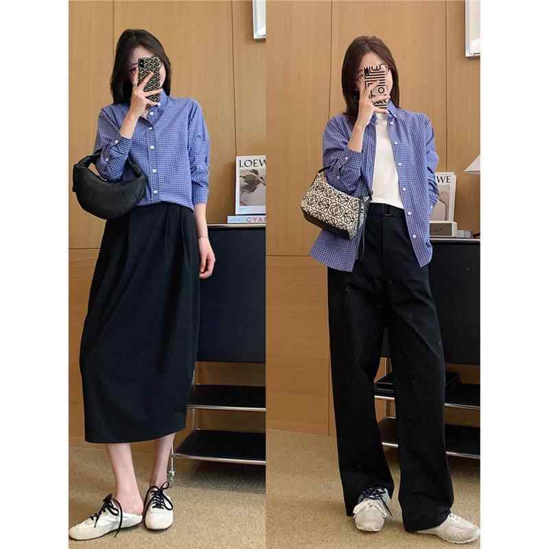 "シャツ チェック柄シャツ メンズ 春夏 カジュアルシャツ 長袖シャツ トップス 男性 トップス シャツ 長袖 紳士服 快適 涼しい お..