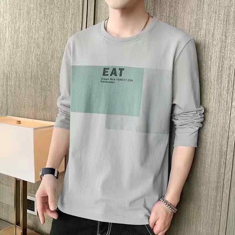 Tシャツ 長袖 メンズ 春 秋 トップス カジュアルTシャツ プリントTシャツ 普段使い...