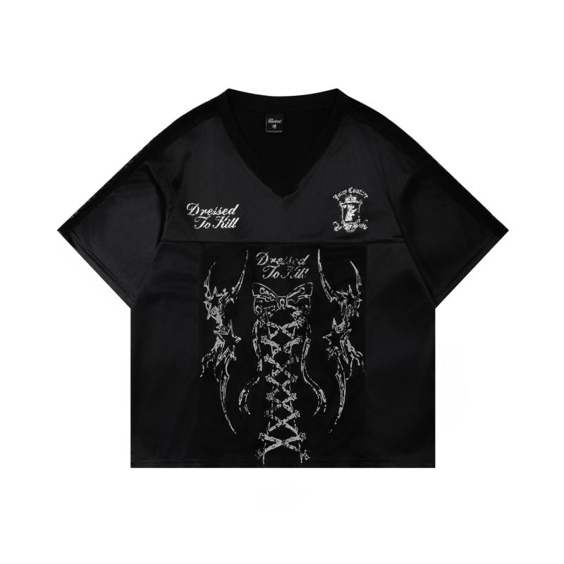 Rakuten - Tシャツ レディース Vネック ロゴプリント ゆったり 半袖 白色 綿100% 半袖 カジュアル 夏 白