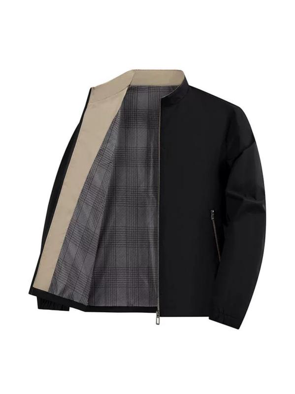 アウトドアジャケット メンズ 防風 防水 登山服 カジュアルジャケット 男性用 濃紺 黒 カーキ