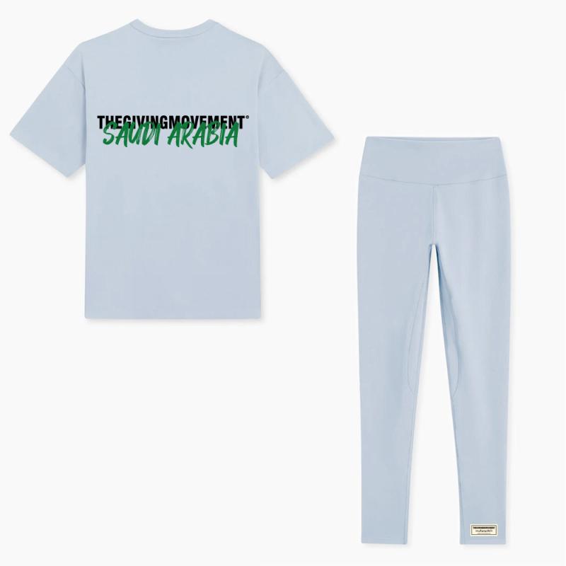 カジュアルセットアップ レディース Tシャツ 九分丈パンツ プリントTシャツ Tシャツ+パンツ 接触冷感素材 綿混 快適 普段使い アウトドア 通気性 速乾性 軽量 綿混 ポリウレタン混 伸縮性 夏服 サマーウェア 20代 30代 40代