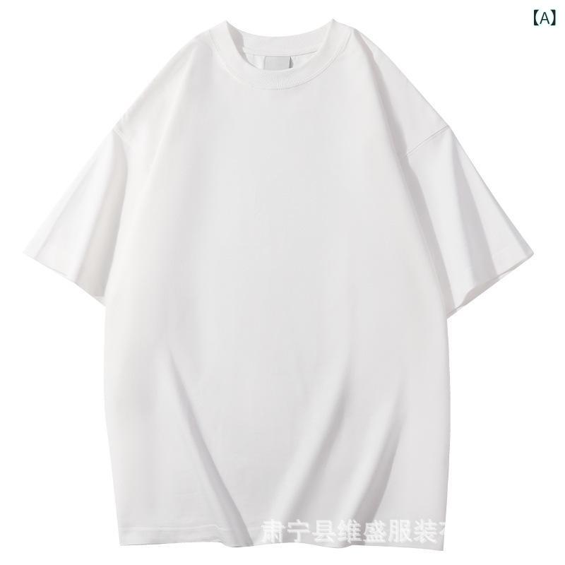 樂天商城 - Tシャツ メンズ レディース 半袖 無地 ロゴ刺繍 春夏 カジュアル 通年 綿100%