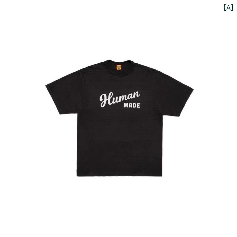 樂天商城 - 2025 年 日本 風 英語 文字 入り ヘビーウェイト 280 g 竹 綿 半袖 Tシャツ レトロショート Tシャツ