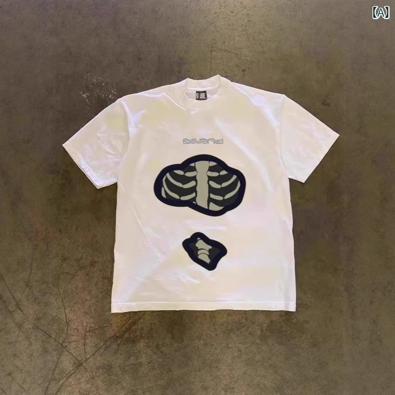 楽天市場】スケルトン tシャツ（Tシャツ・カットソー｜トップス 