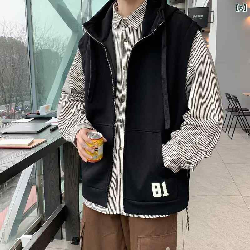 樂天商城 - パーカー メンズ 春 コート 日系 復古 スタイル 青少年 ゆったり アルファベット プリント 連帽 悪ガキ風 開衫 ジッパー 普通厚 単色 黒 茶 化繊 混紡 ポリエステル 100 ストリート カジュアル 普段使い 軽量 通勤 秋冬 オールシーズン 機