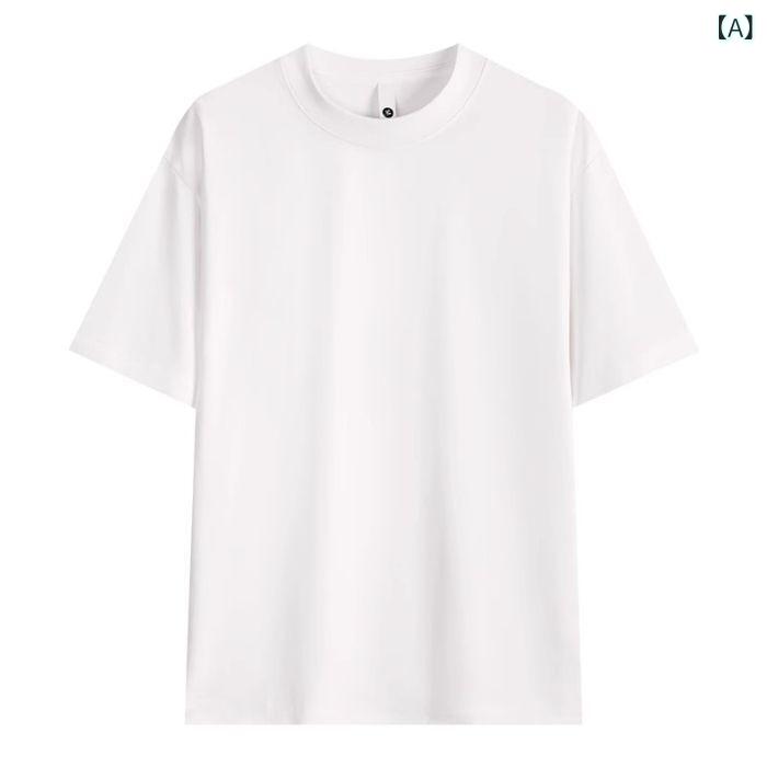 メンズ Tシャツ 短袖 UVカット 防晒 速乾 接触冷感 抗菌 綿混紡 丸首 ルーズフィッ...