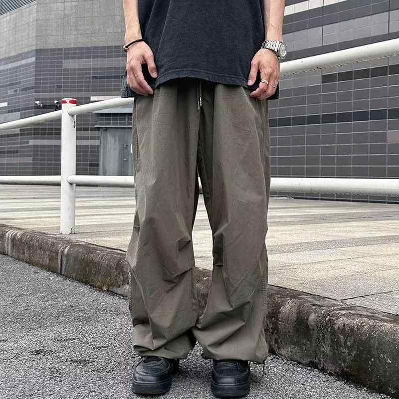 カーゴパンツ メンズ 青少年 カジュアル ヴィンテージ風 ワークパンツ 裾絞り ワイドパンツ ゆったり イージーパンツ オールシーズン