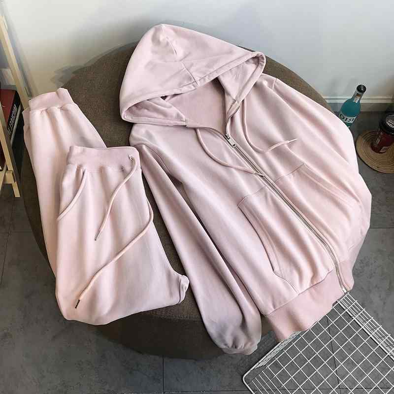 レディース スウェット トップス 長袖 ジッパー フーディ 春夏 薄手 切り替え ワイドパンツ ロングパンツ セットアップ ゆったり スポーツ デイリー ポリエステル グレー 黒 ピンク ブルー 日韓カジュアル 快適 長袖 ゆったり シルエット 軽量 伸