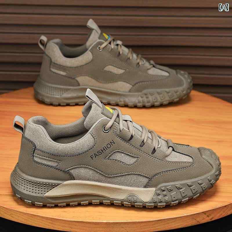 メンズ 登山靴 男性用 ハイキングシューズ トレッキングシューズ 春夏 秋冬 透気性...