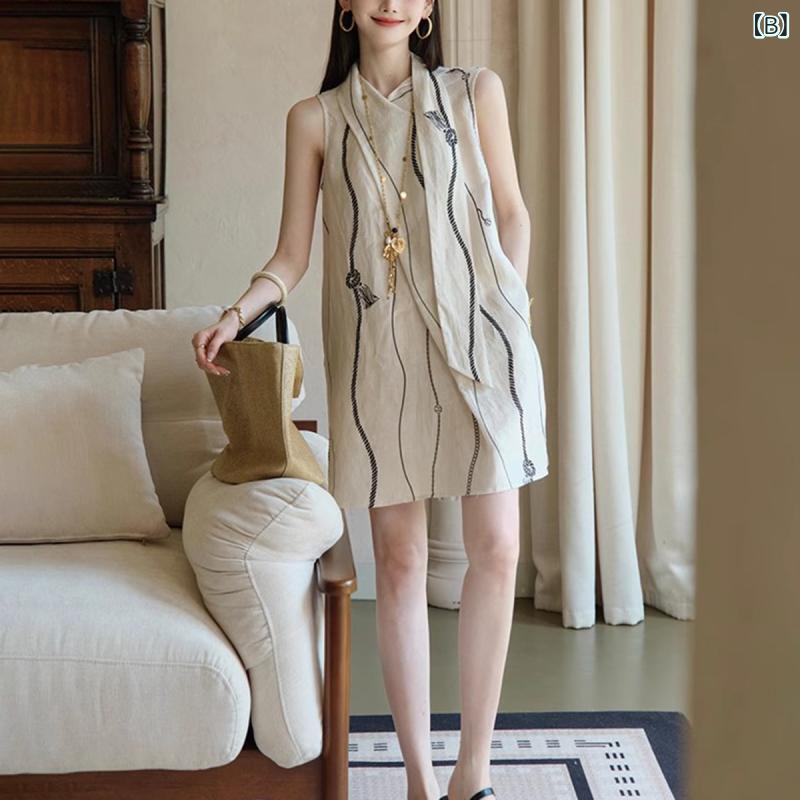 レディース ショートパンツ セットアップ 蛇柄 プリント 無袖 トップス 3分丈 パン...