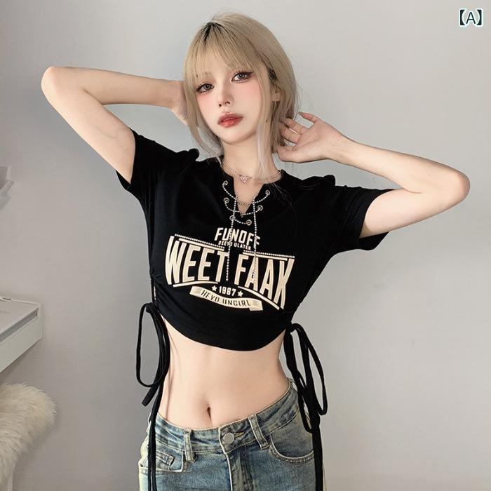 レディース Tシャツ 短袖 タイト プ�