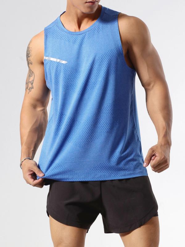 Tシャツ メンズ ノースリーブ タンクトップ ランニングシャツ スポーツウェア トップス 男性用 ランニング 陸上 マラソン バスケットボール トレーニング フィットネス ジム 運動着 メッシュ 通気性 速乾 吸汗 部屋着 カジュアル 春夏 薄手 ブラッ