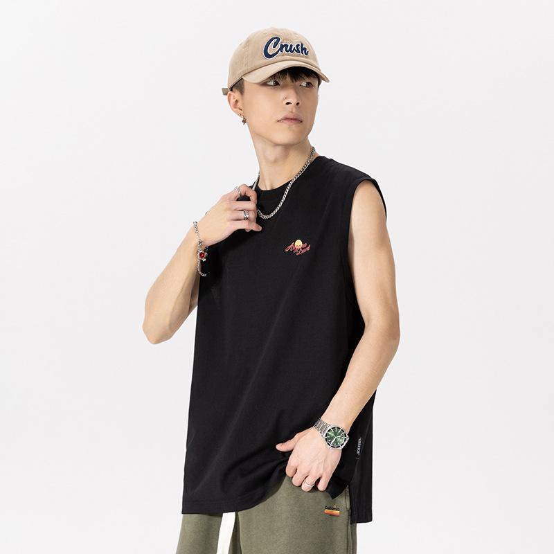 Tシャツ メンズ ノースリーブ タンクトップ カットソー トップス 男性用 大きいサ...