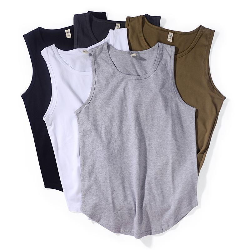 タンクトップ メンズ 男性用 ノースリーブ Tシャツ インナーシャツ 新疆綿 100% トップス 欧米風 無地 ルーズ ゆったり 大きいサイズ スポーツ アウトドア 部屋着 カジュアル 普段使い 春夏 白 黒 灰色