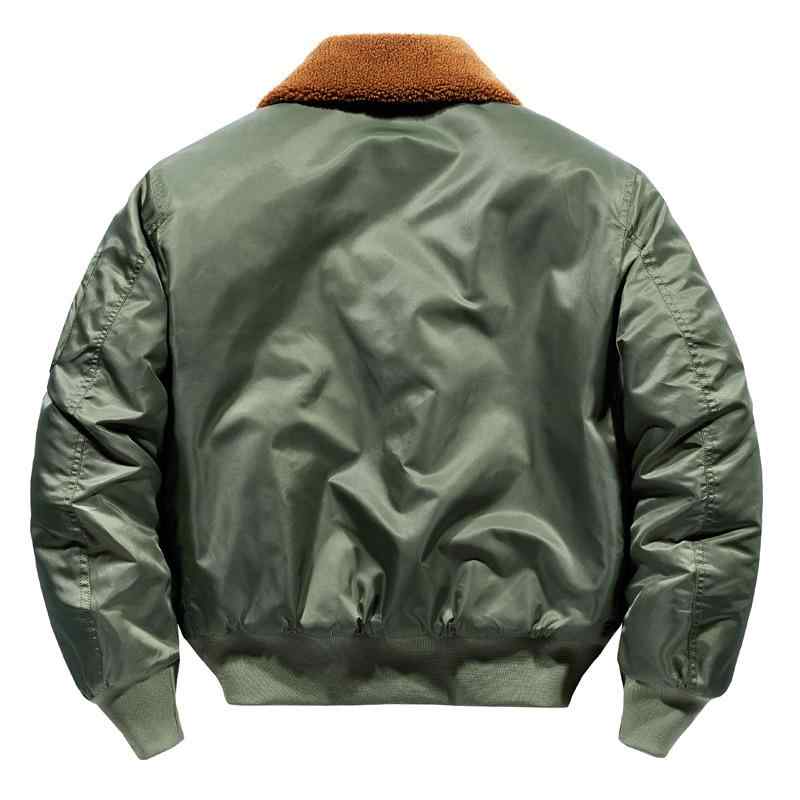 樂天商城 - ジャケット メンズ 秋冬 綿服 中綿コート ミリタリージャケット 飛行員 翻り襟 ゆったり 暖かい 防寒 防風 撥水 厚手 アウター ブルゾン ジャンパー カジュアル 紳士服 大きいサイズ 軍緑 黒 深青
