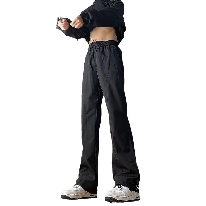 Rakuten - ロングパンツ メンズ 男性用 ワークパンツ アウトドア ボトムス 長ズボン トレッキングパンツ 登山 撥水 防風 直筒 ストレッチなし 薄手 カジュアル カーゴパンツ チノパン ストレート 普段使い 通学 日常 春秋 ブラック カーキ ブラック