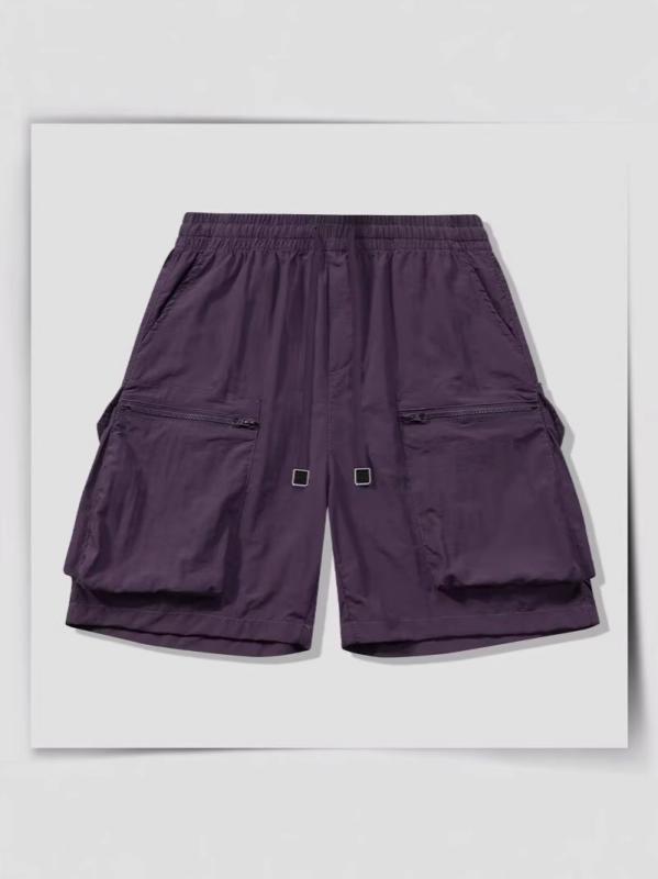 Rakuten - ハーフパンツ メンズ レディース 春夏 ワークパンツ カーゴパンツ 5分丈 五分丈 短パン ショーツ ボトムス ワイド 接触冷感 吸湿 速乾 通気性 伸縮性 ストレッチ 軽量 薄手 撥水 紫外線対策 大きめ 無地 運動 スポーツ アウトドア レジャー 部