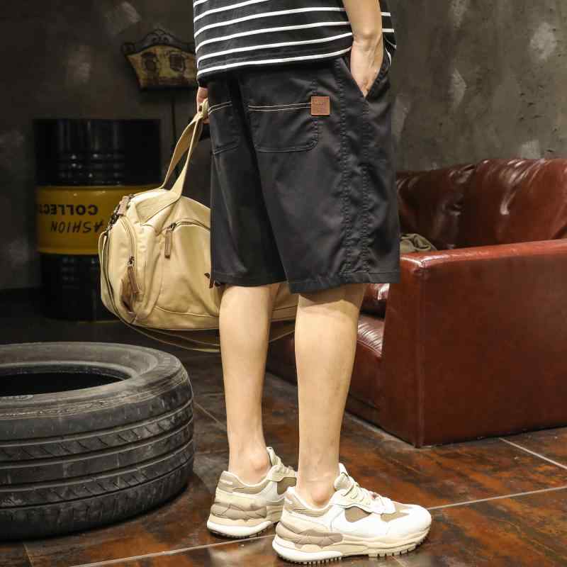 ショートパンツ メンズ ハーフパンツ ワークパンツ 五分丈 接触冷感 薄手 涼しい ボトムス ズボン カジュアル アメカジ 無地 紐付き ゆったり 大きいサイズ 通気性 綿 日常 普段着 ポケット ブラック 灰色 緑