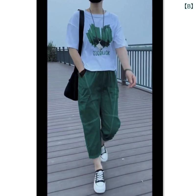 Tシャツ ハーフパンツ セットアップ レディース 半袖 サマーニット 接触冷感 吸湿...