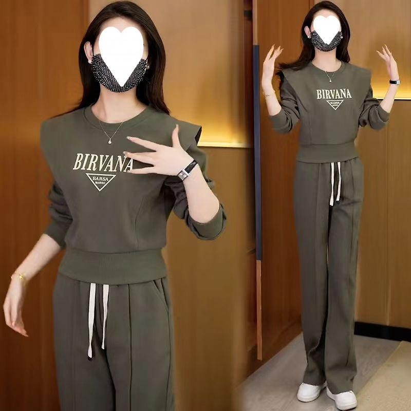 セットアップ レディース 秋 秋冬 長袖 ロングパンツ 長ズボン 2点セット 上下セッ...