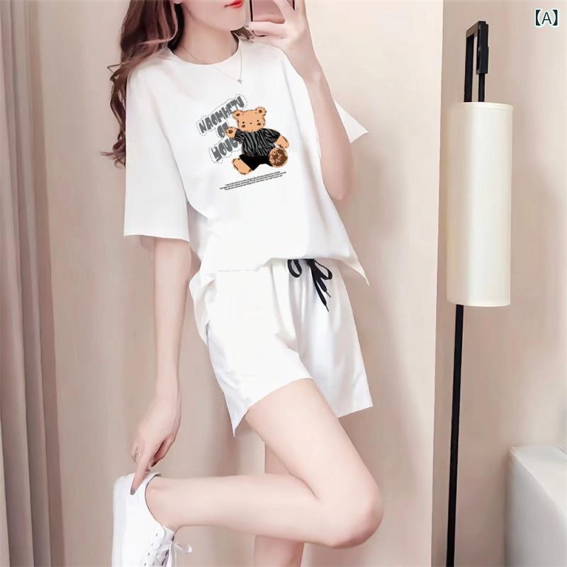 セットアップ レディース 半袖 Tシャツ ショートパンツ 睡衣 ルームウェア 部屋着 ...