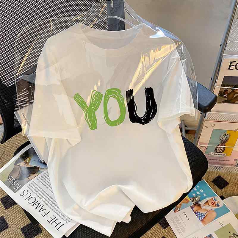 ・カテゴリ: Tシャツ・スタイル: カジュアル・主な素材: 綿100%・ネックライン: クルーネック・袖丈: 半袖・柄: ロゴ、グラフィック・デザイン: プルオーバー・加工: プリント・シルエット: ルーズフィット・着丈: ミディアム丈（約65cm〜80cm）・袖の種類: レギュラースリーブ・カラー展開: ホワイト、アプリコット、ブラック・サイズ展開: S、M、L、XL、2XL、3XL